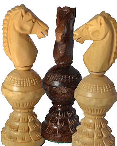 Juego de Ajedrez con diseño globo Rey 5" 32 piezas miniatura 4