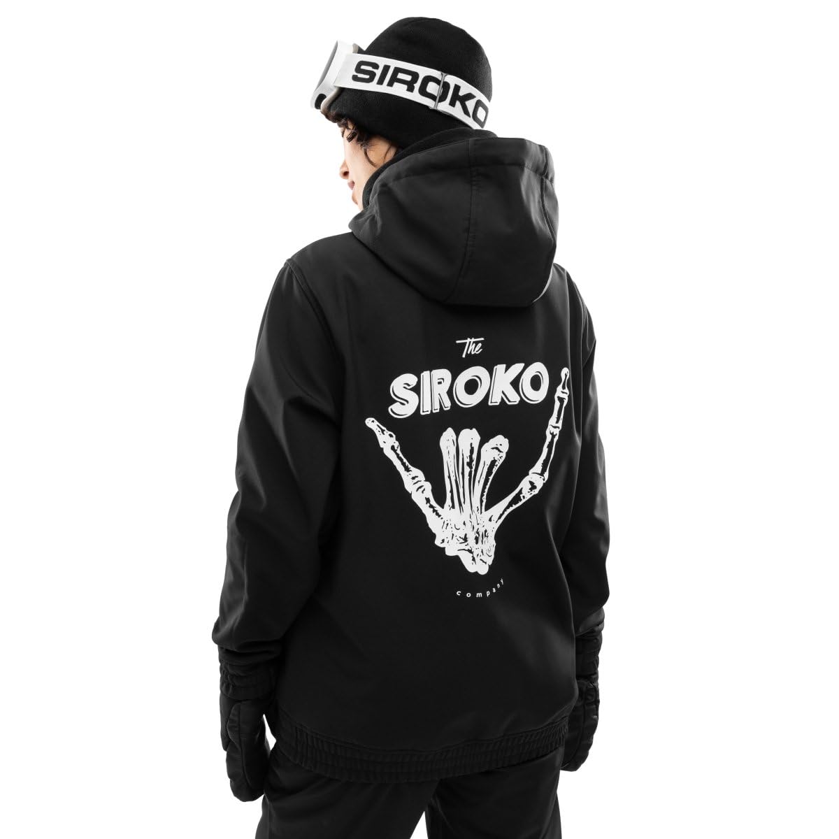 SIROKO - Chaqueta de Nieve para Mujer W1-W Shaka - S - Negro