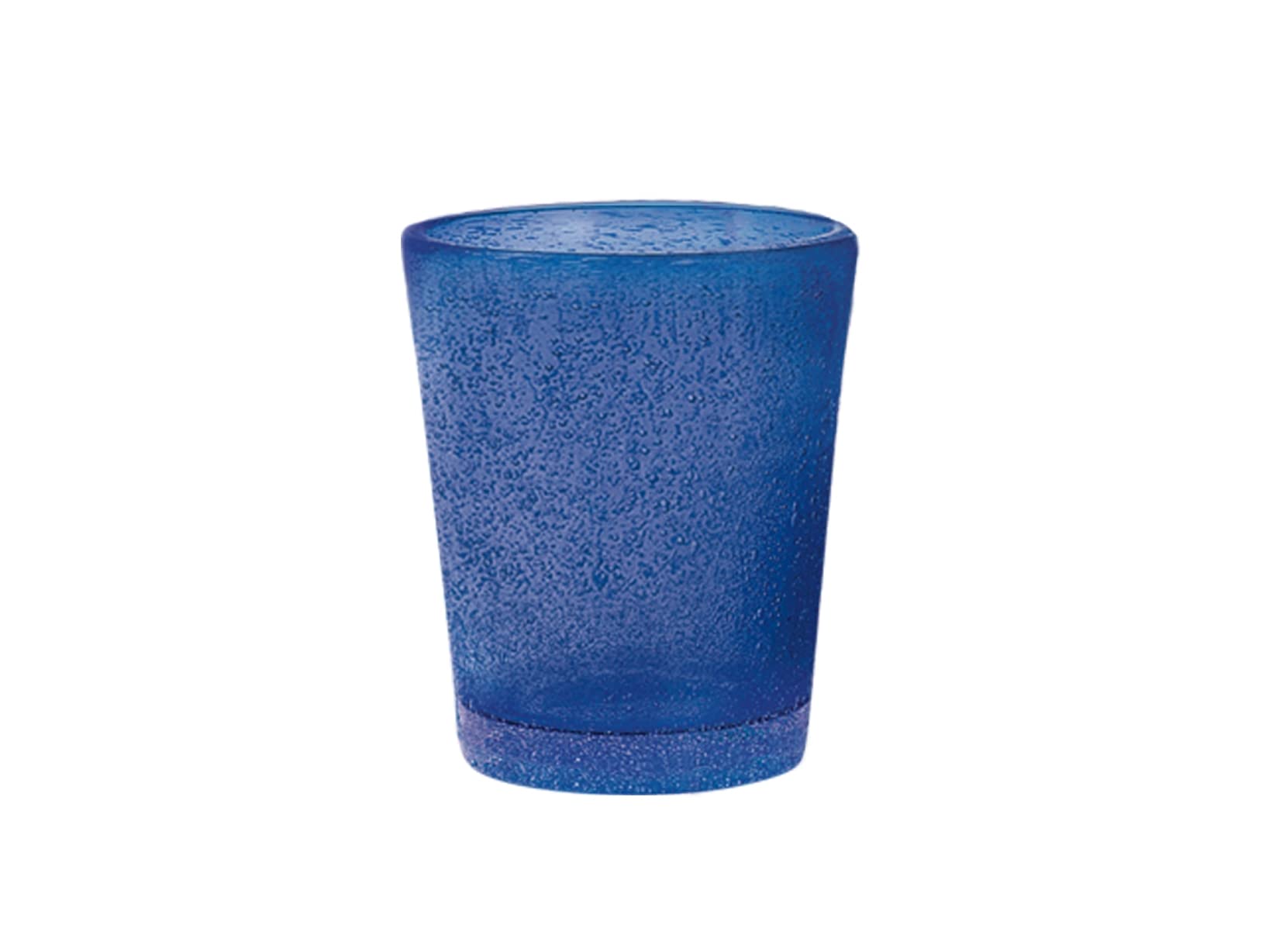 H&H Giada Set 6Bicchierini Liquore, 5 cl, Vetro, Blu
