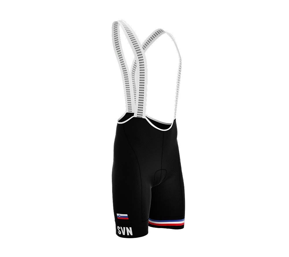Slovenia Black Code Cycling Pro Bib Shorts Bike for Men Size L