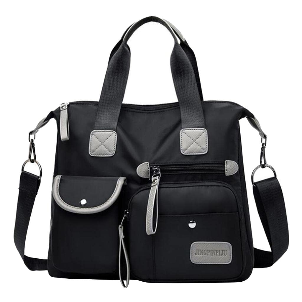 Sac messager grande capacité multipoche avec bretelle ajustable