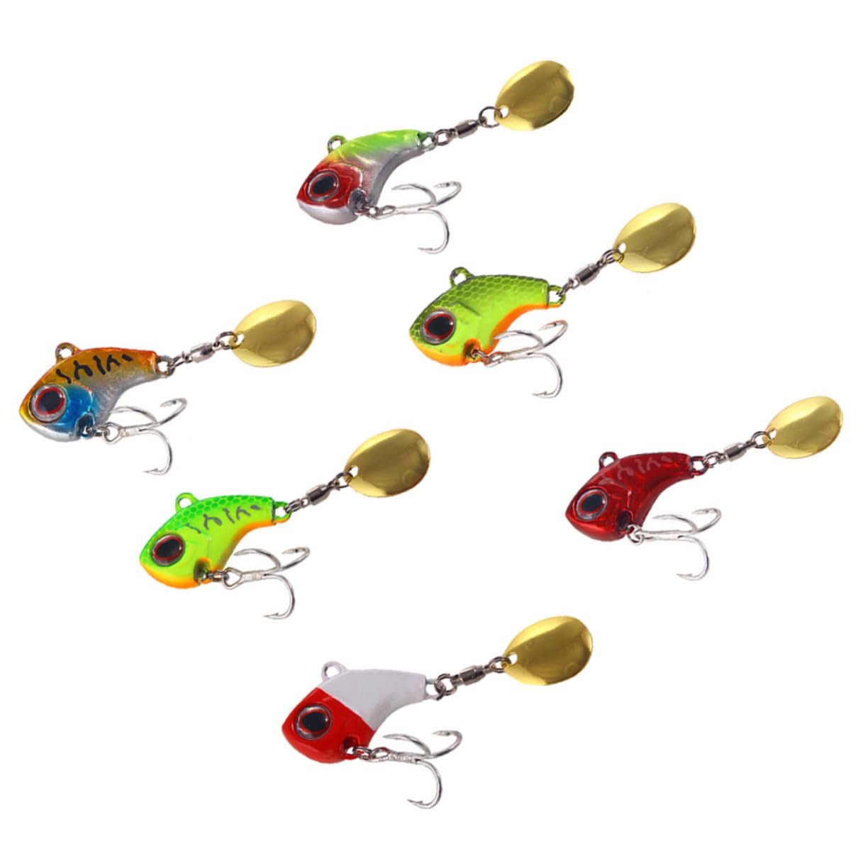 SUPVOX 18 Pcs Accessoires De Pêche Appâts Durs pour Basse Leurres De Pêche en Eau Salée Matériel De Bar Leurre De Fournitures De Leurres pour La à La Truite