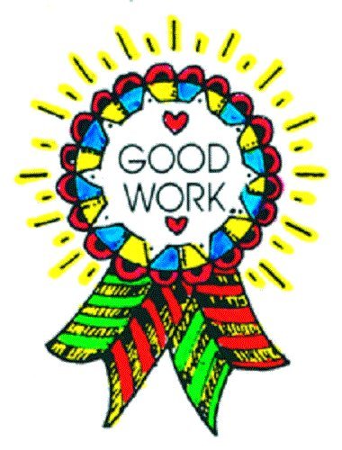 Center Enterprise E632 - Sello con texto en inglés"Good Work AWARD"