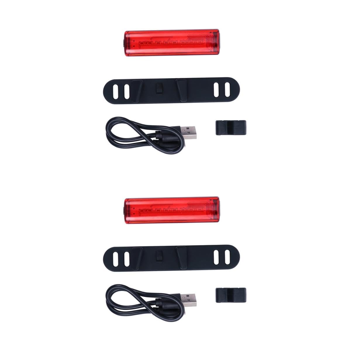 Happyyami Luces Traseras De Bicicleta Condujo Led Centro Luz De La Luz del Casco Luces Recargables Accesorios Faro Luz De Fondo Frente Ciclo Rojo Componente Electrónico