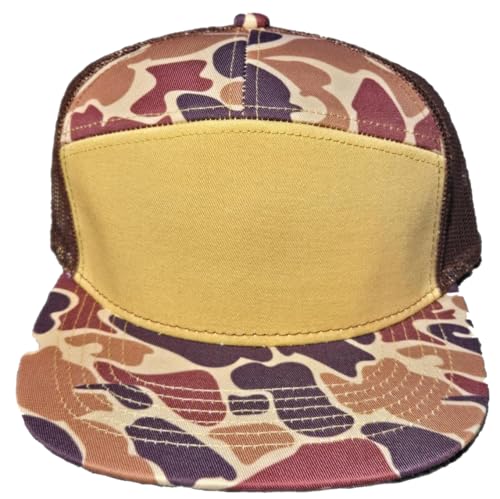 ThatsRad Kid's 7 Panel Camo Snapback Hat
