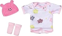 Vista 3 de 3 juegos de accesorios para muñecas de bebé, ropa y sombrero para muñeca de 10 pulgadas, accesorios para regalo de muñeca