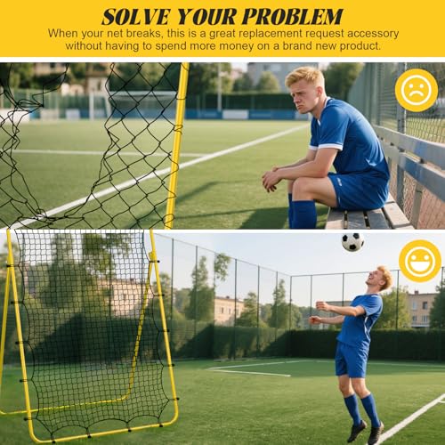  Volleyball Rebounder Net Replacement for Training Sports Enthusiasts at Home and Gym
| 7×4FT Volleyball Rebounder Net w
