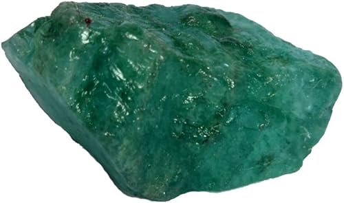 GEMHUB Esmeralda verde cruda 13.50 Ct cristal curativo, piedra natural de cristal esmeralda en bruto, Gema, Zambian - esmeralda verde