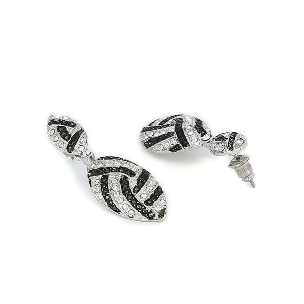 Rhodium Plated Dawn & Dusk Earrings for Women