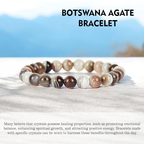 Image of Certified Crystal Bracelet | 8mm Beads | Stretchable Healing Bracelet | Bracelets for Men and Women |