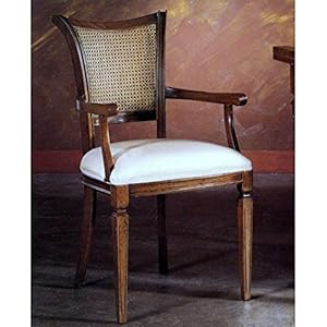Silla Sillón Acolchada con Paja de Vienna – H1155