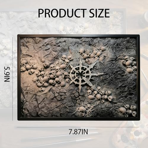 Image of 2 Pcs Dry Brush Palette, Texture Palette for Miniature Painting & Model Kits, Texture Pallete Tool(Alternative to Wet Palette) (7.87 inchx5.9 inch)