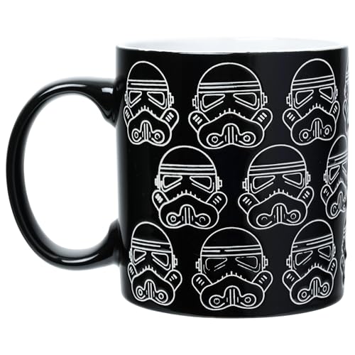 Taza cerámica Star Wars 20oz diseño Darth Vader y Stormtrooper miniatura 3