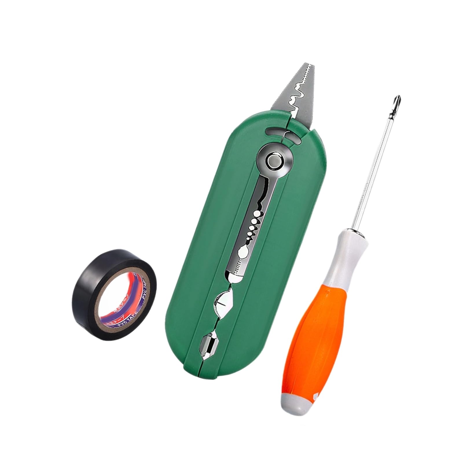 Electrician Pliers Wire Stripper Cutter Separator Tool Set with Screwdriver and Tape for Easy Wiring Tasks Wire Stripper Tool
