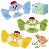 ETEKYER Cat Toys Bird, Catnip Toys for Indoor Cats Kitten, Crinkle Sound Interactive Cat Nip Kitty Kicker Toy 8.66 Inches for All Breeds