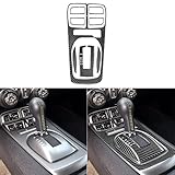 NVCNX Real Premium Carbon Fiber Compatible with Chevrolet/Chevy Camaro 2010 2011 2012 2013 2014 2015 2SS 2LT 2LS ZL1 SS LT LS Automatic Gear Shift Panel Cover Interior Trim Kit Accessories 8PCS Black