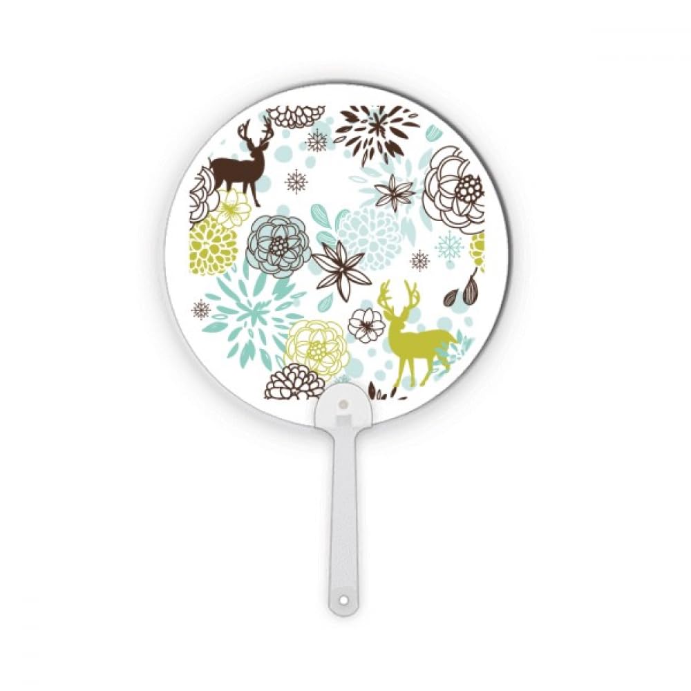 Décoration de Noël animal cerf et éventail de table pour cadeau original
