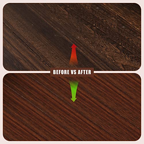 Ruban de réparation bois marron foncé pour rénover table et plinthe - 4