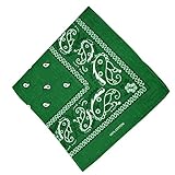 BANDANA MULTIFUNCIONAL: puede usar este pañuelo como banda para la cabeza, pañuelo para la cabeza, pañuelo, banda para la muñeca y muchas otras formas. Se puede usar para cubrir el cabello, envolver el cuello y las muñecas y cualquier estilo que desee
