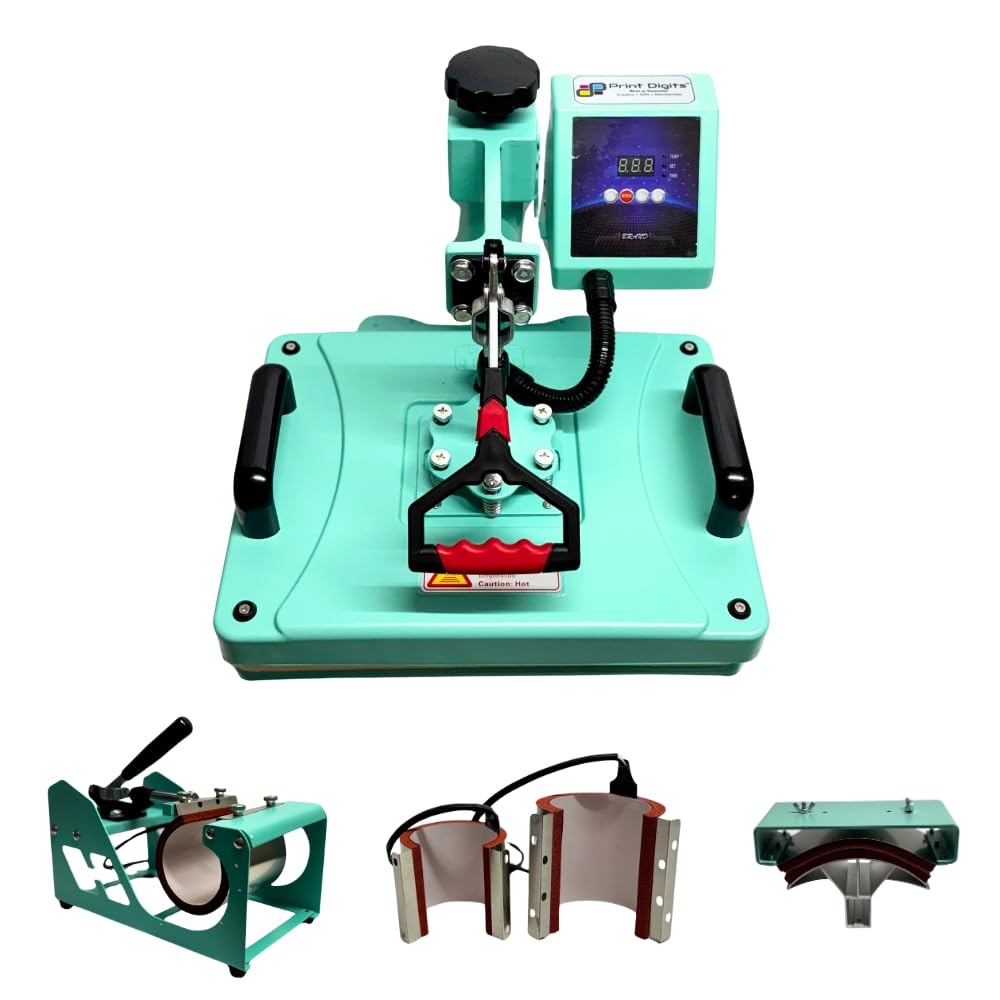 Print Digits 5-in-1 Press Machine – Dual Heat System, 18oz Bottle Clamp, for Sublimation-image-43