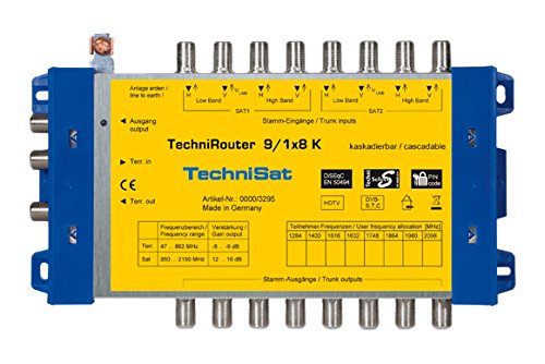 Preisvergleich Produktbild TechniSat 0000 / Stoßstangen Receiver blau