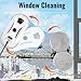 Utensy Fensterputzroboter, Fensterputzer Elektrischer Roboter mit Fernbedienung, Fensterroboter für Innen- & Außenfenster, 8 Lappen