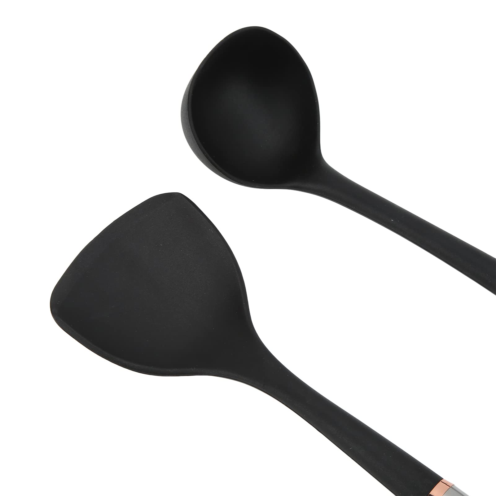 Set Utensili da Cucina in Silicone, Set Utensili da Cucina in Silicone 14 Pezzi, Set Utensili da Cucina Resistenti Al Calore con Maniglia e Supporto Comodi, Set Utensili da Cucina Antiaderenti