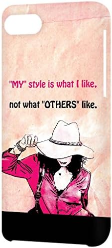Original Designer Printed Hard Case Back Cover for Apple iPhone 7 (Crazy Girl Quote)