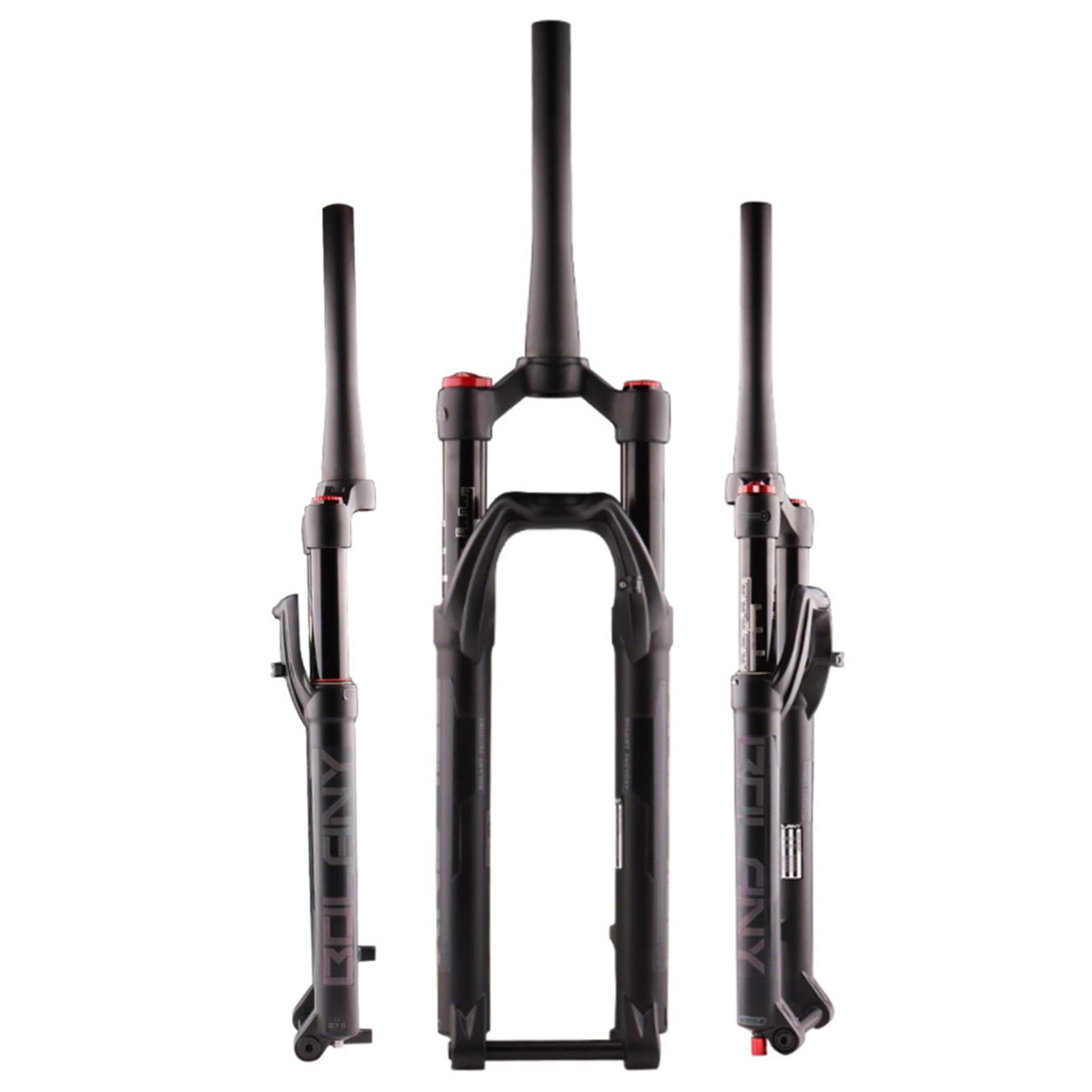 Horquilla Air para Bicicleta de montaña, 130 mm de Recorrido, Eje de 15 x 110 mm, Ajuste de Rebote, Eje cónico de 1-1/2", Accesorios