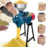 Erweater Electric Grain Grinder Mill, 3000W 110V Commercial Corn, Wheat, Rice, Cereal Grinder, Heavy Duty Feed Mill with Funnel for Dry Grinding,...
