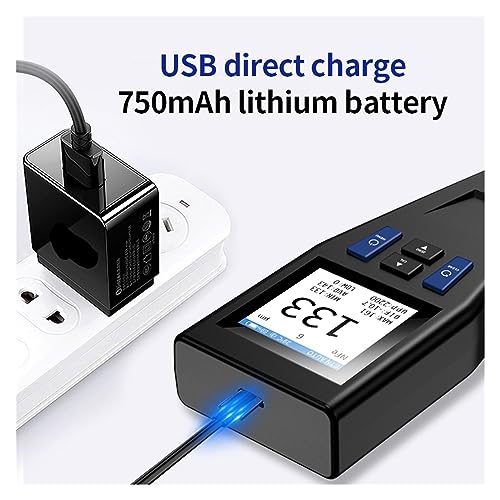 Medidor digital de espesor de pintura para automóvil con pantalla IPS y calibración múltiple miniatura 3