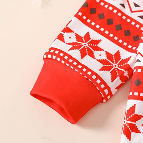 JUNLAI Camiseta infantil meninos meninas Natal manga longa desenhos animados cervos camisetas camise