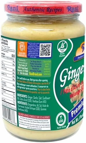 Rani Ginger Garlic Cooking Paste 26.5oz (750g) Glass Jar ~ Vegan | Gluten Free | Non-GMO | No Colors | Indian Origin — view 2