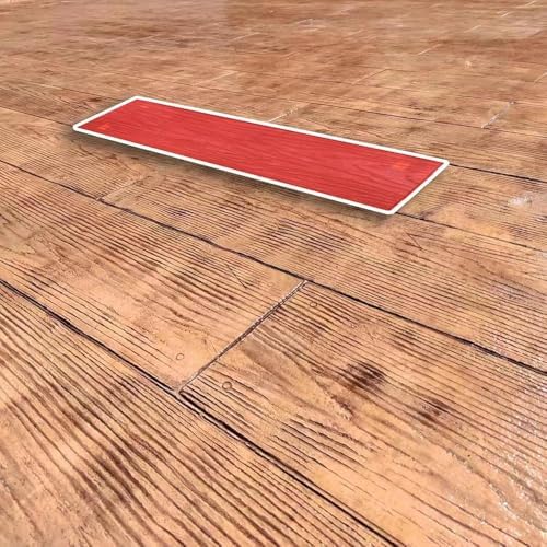 Outdoor Concrete Stamping Mat for Patio & Deck, Polyurethane Wood Texture Mold, Durable Wooden Plank Cement Imprint - 1 Piece for Stunning Surface Finish