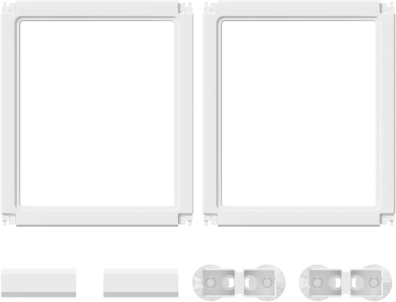 Cercadinho Modular Transparente para Cães e Pequenos Animais EVERFRONT EFPP, 76,2 cm de Altura, 2 Painéis
