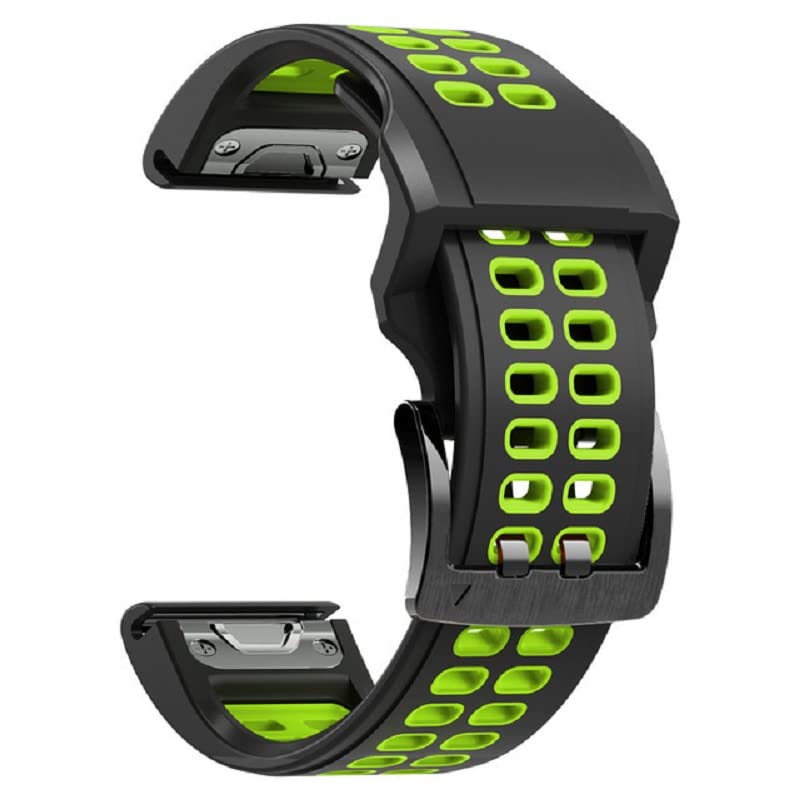 Correa de silicona de 22mm para Garmin Fenix 7 y 6 Pro 5