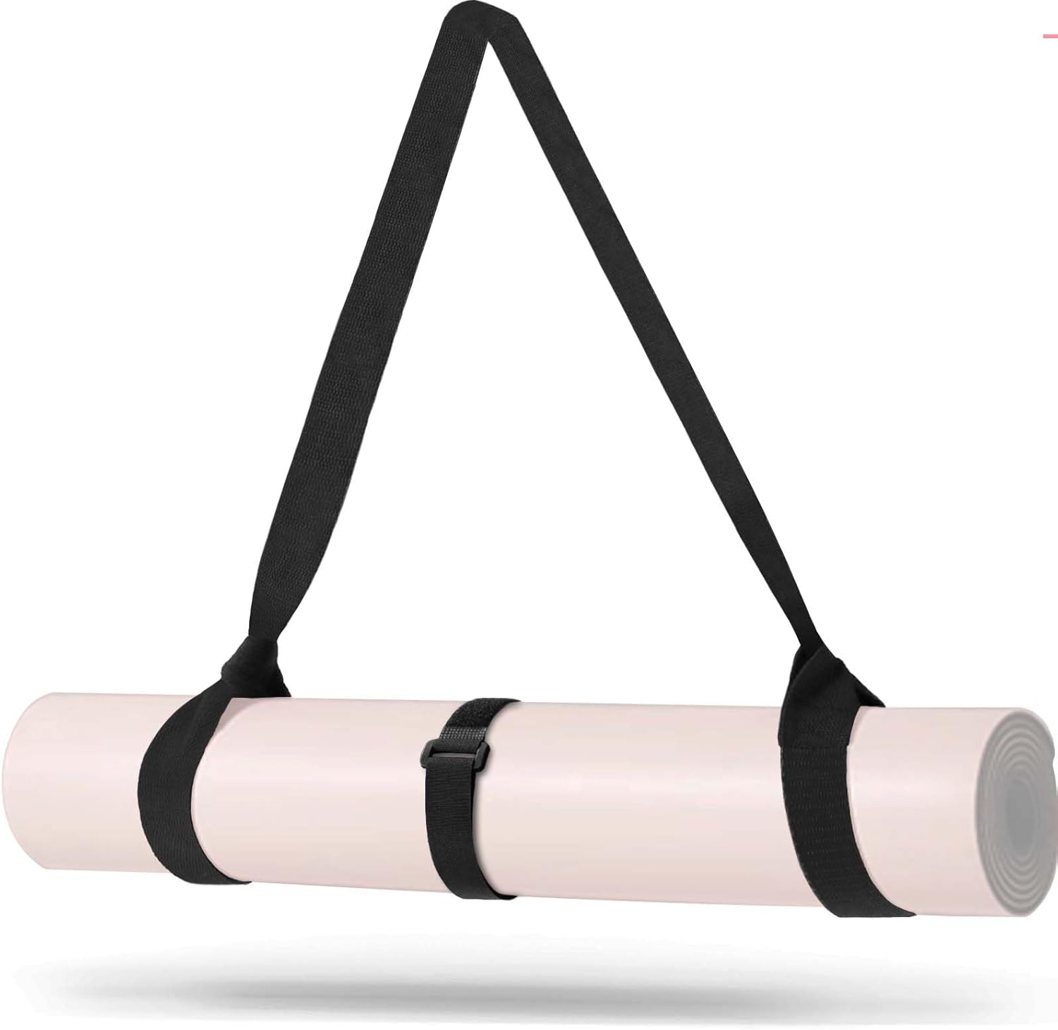 MRZZATA Yoga Mat Carrier Strap – Adjustable Thick and Wide Strap for Carrying Mat or Stretching, Black