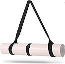 MRZZATA Yoga Mat Carrier Strap - Adjustable Thick and Wide Strap for Carrying Mat or Stretching, Black