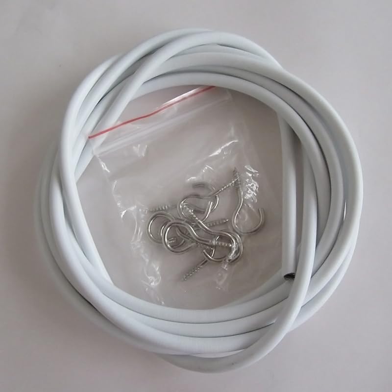 Wave glijder koord 6 cm breed model WIT | 6 cm runnerafstand | Zelf gordijnen maken