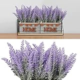 【Sin mantenimiento】: ¿Sigues preocupándote por olvidarte de regar y recortar tus flores? Cuando tengas nuestras flores artificiales de Lavanda en maceta, obtendrás belleza y vitalidad permanentes sin necesidad de cuidarlas con cuidado.