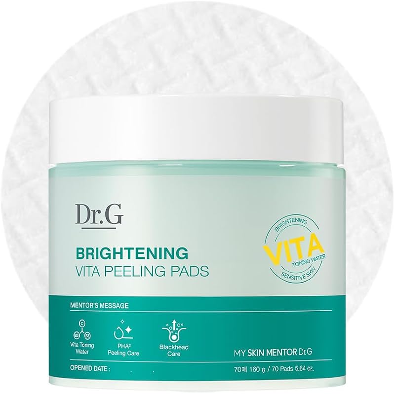 Dr.G Discos esfoliantes faciais Vita Peeling, 70 unidades
