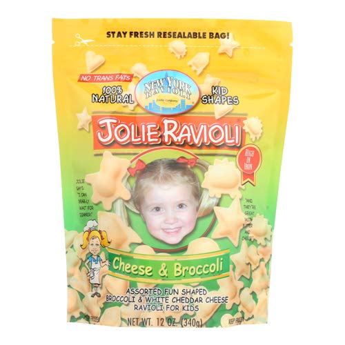 Jolie Cheese and Broccoli Ravioli, 12 Ounce Pack of 4