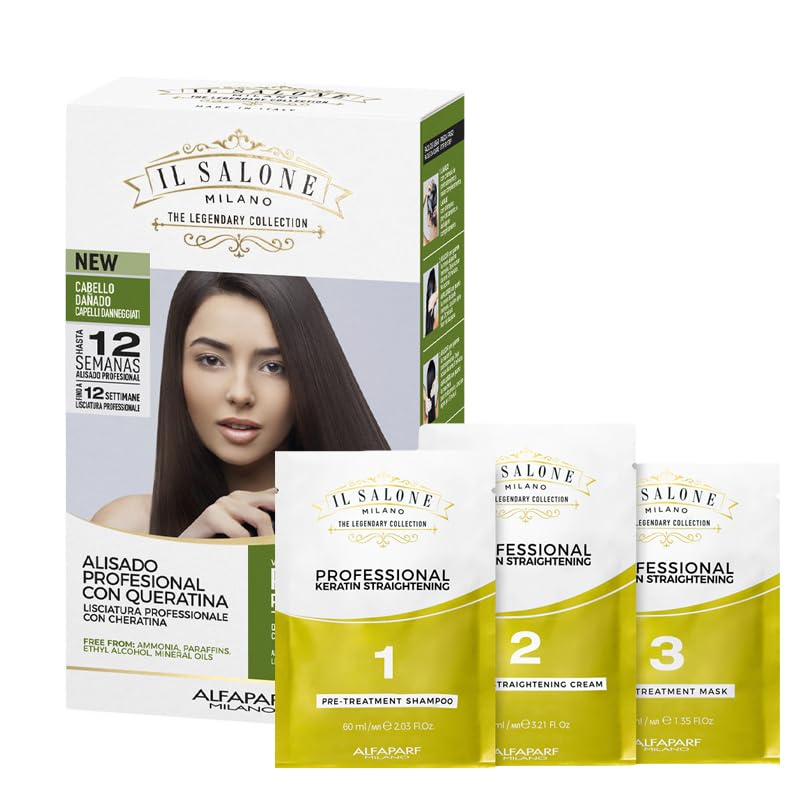 Alfaparf Milano Il Salone Straight Kit Argan & Cheratina - trattamento lisciante