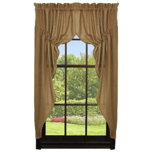 Burlap Curtains Amazon Com