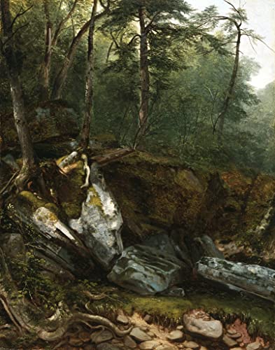 Impression d'art déco nature Asher Brown Durand pour murale de chambre vintage 60x90