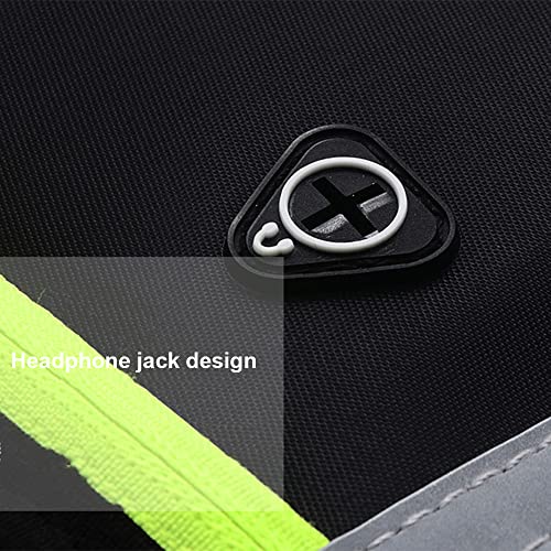 Pochete de treino com cinto de corrida para homens e mulheres com um conector de fone de ouvido à pr