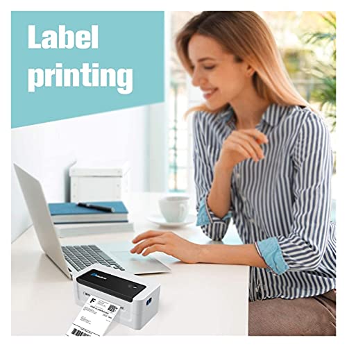 Image of Thermal Label Printer-4x6 Thermal Shipping Printer Commercial Direct Label Maker Compatible with USPS(2 roll Paper)