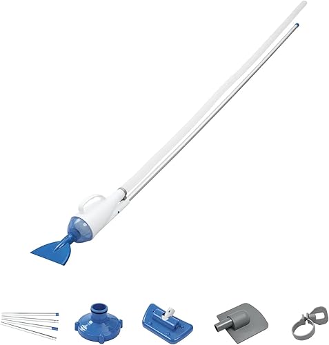 Bestway Flowclear AquaCrawl - Juego de aspiradora para piscina compatible con bombas de filtro con caudales de 530 galones y más compatible con