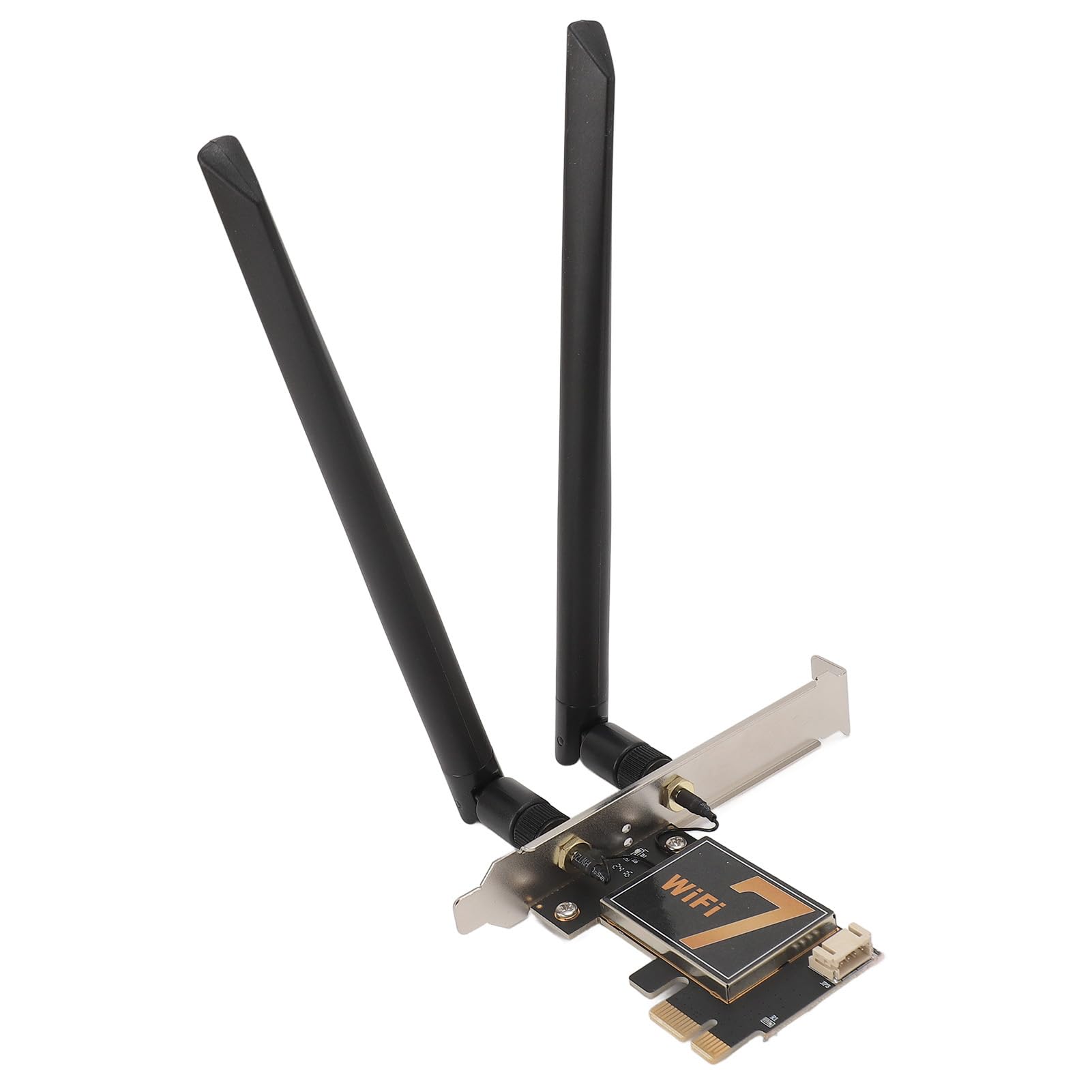 BE200NGW, Scheda WiFi PCI Ex1 con Antenna 8DB 8774Mbps WIFI7 5.4, Adattatore di Rete Wireless, per PC Desktop (base 'antenna)