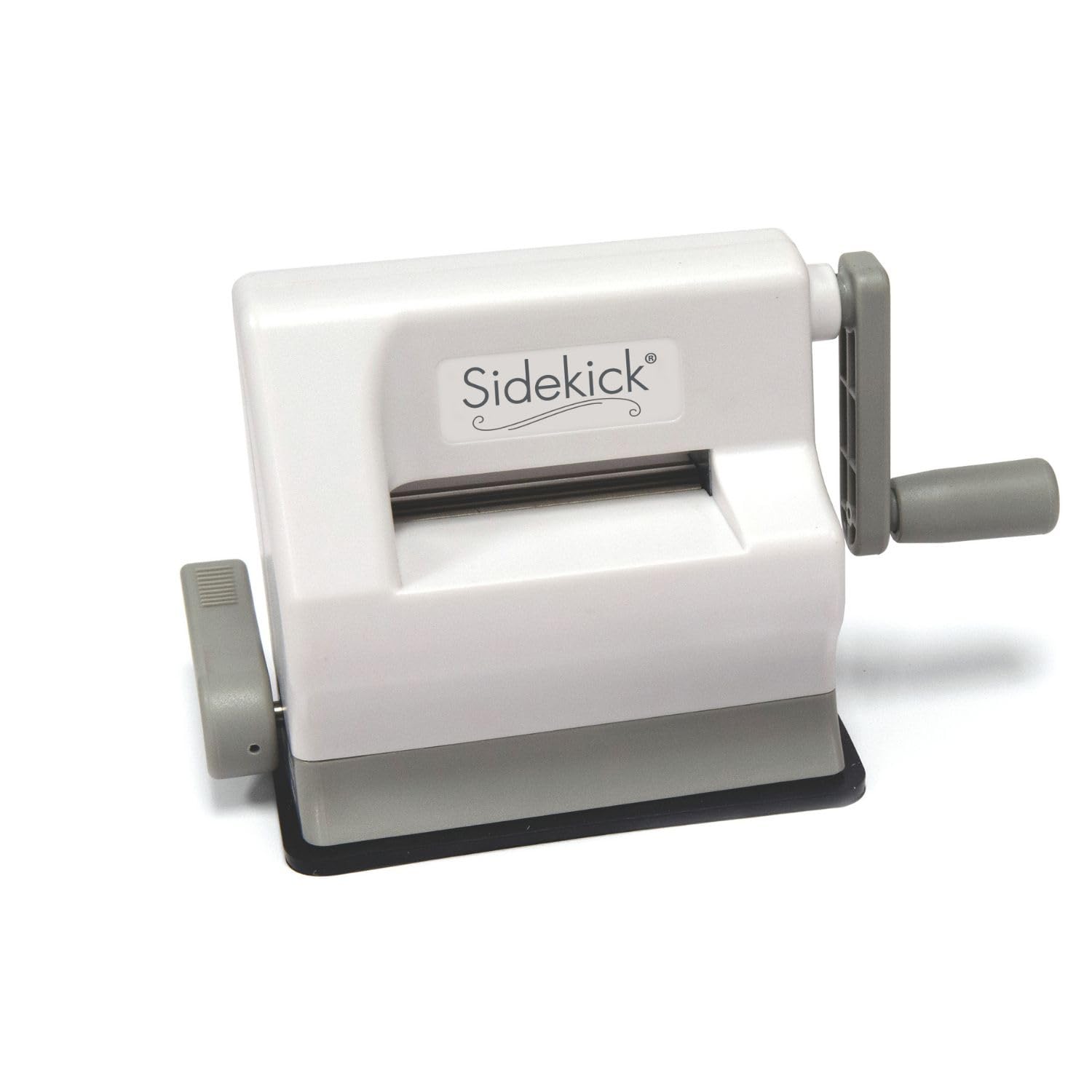 Sizzix Sidekick Starter Kit 661770, tragbare manuelle Stanz- und Prägemaschine für Kunst und Handwerk, Scrapbooking und Kartenherstellung, 6,35 cm Öffnung, Weiß
